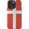 Denmark Flag Distressed iPhone 13 Pro Impact Case